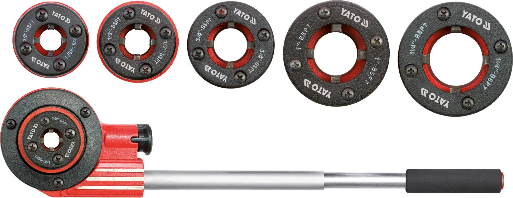 Резьбонарезная трещотка Yato YT-2900 Kit