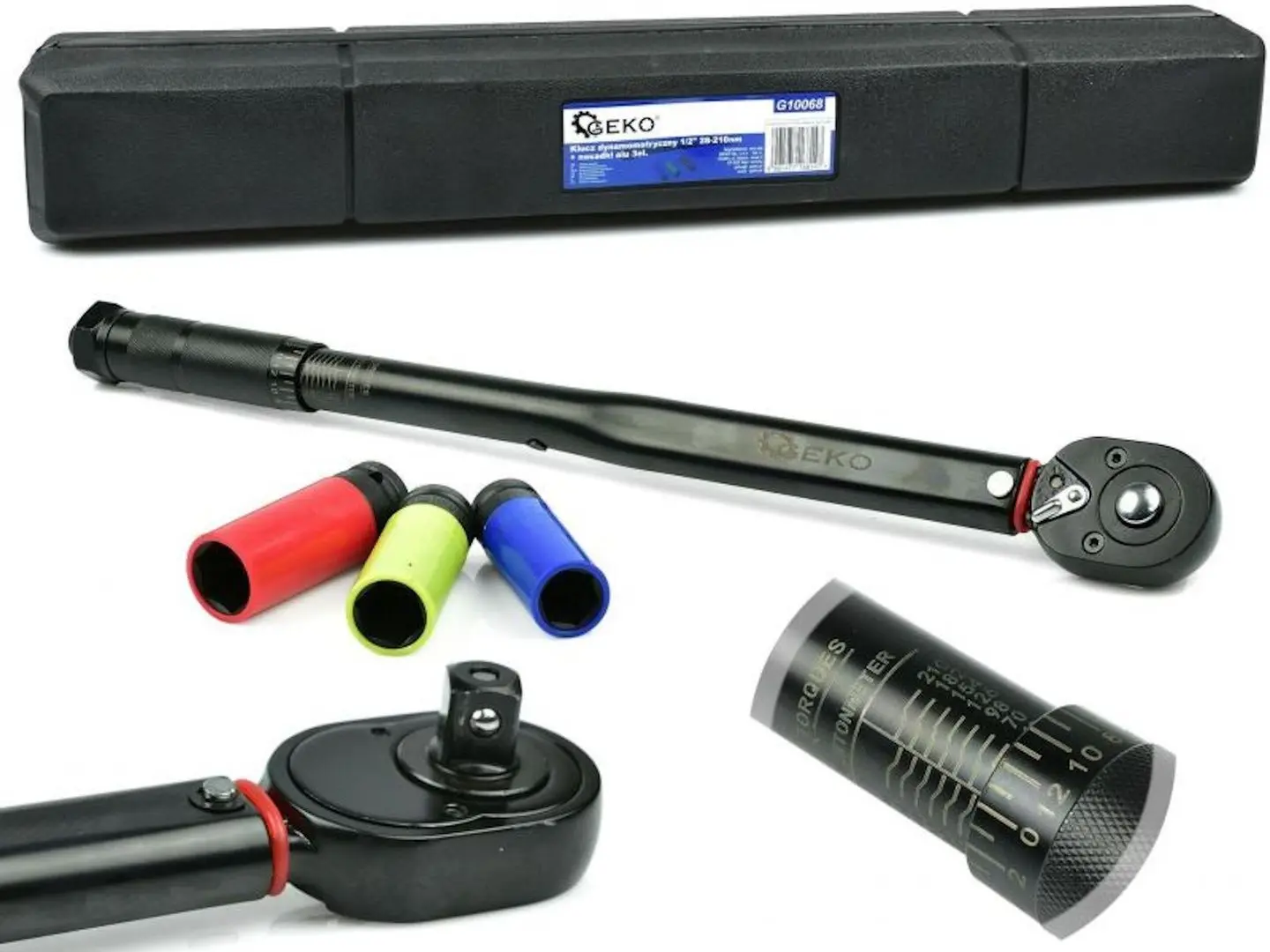 Трещотка с торцевыми головками Geko G10068 - 2