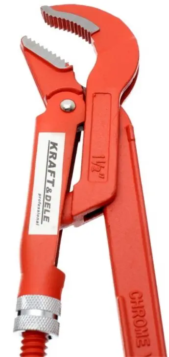 Cheie pentru tevi Kraft&Dele KD10255 (Orange) - 4