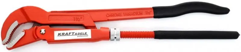 Cheie pentru tevi Kraft&Dele KD10255 (Orange) - 5