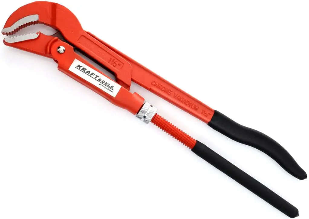 Cheie pentru tevi Kraft&Dele KD10255 (Orange)