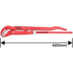 Cheie pentru ţevi Neo Tools 02-427 Thumb