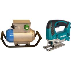 Набор высокочастотный преобразователь-вибратор для бетона + лобзик электрический Bamo SK-25T + JV0600