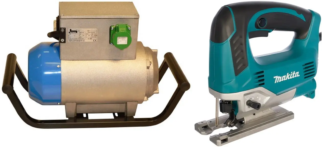 Набор высокочастотный преобразователь-вибратор для бетона + лобзик электрический Bamo SK-25T + JV0600