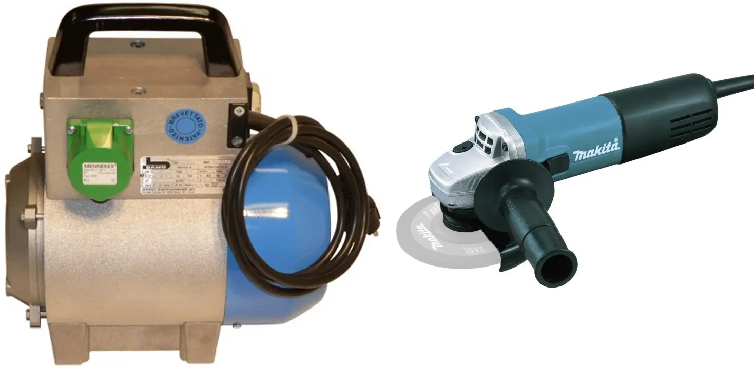 Набор высокочастотный преобразователь + угловая шлифмашина Bamo SK-1XM + 9558HNR