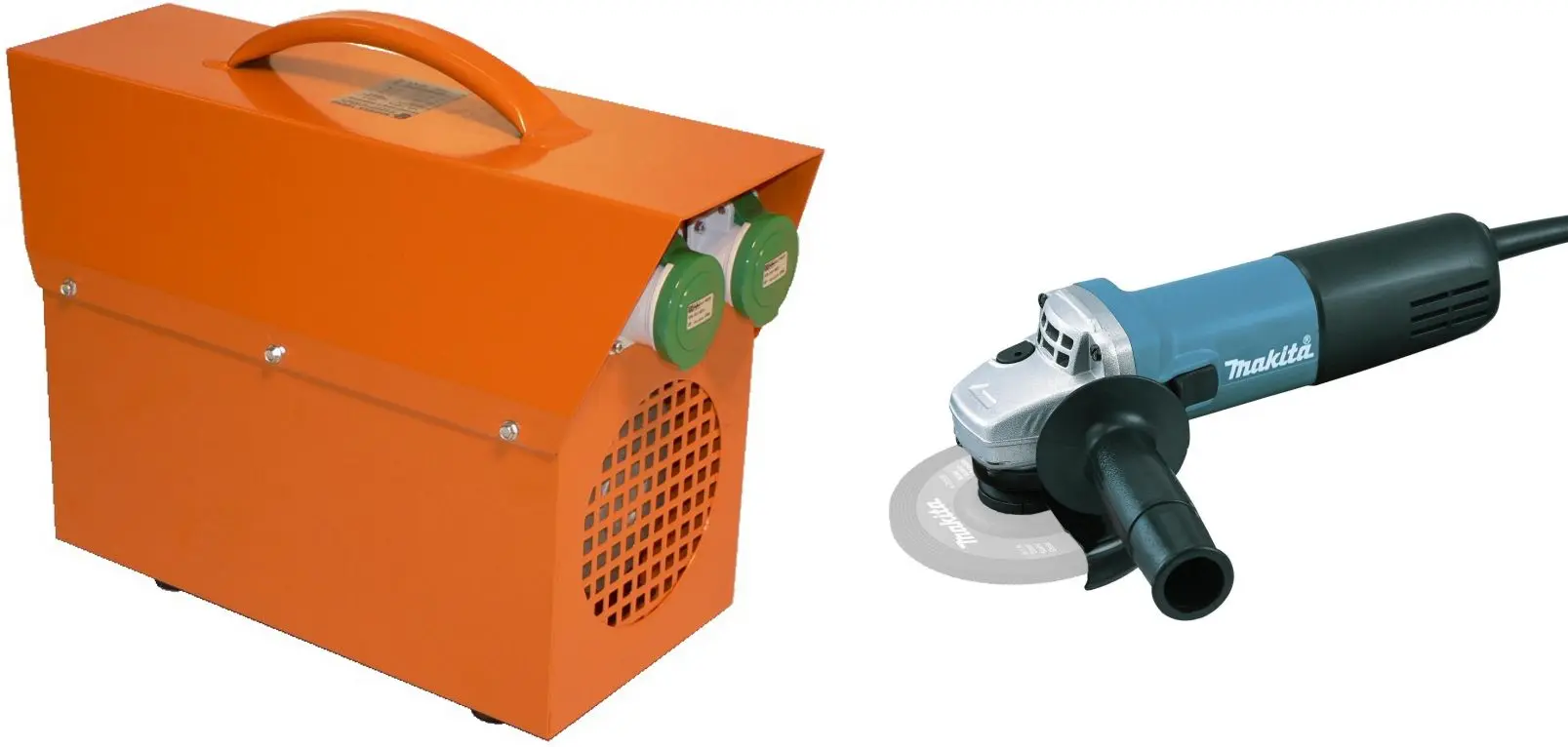 Набор высокочастотный преобразователь + угловая шлифмашина Societa Tecno T831 + 9558NHR