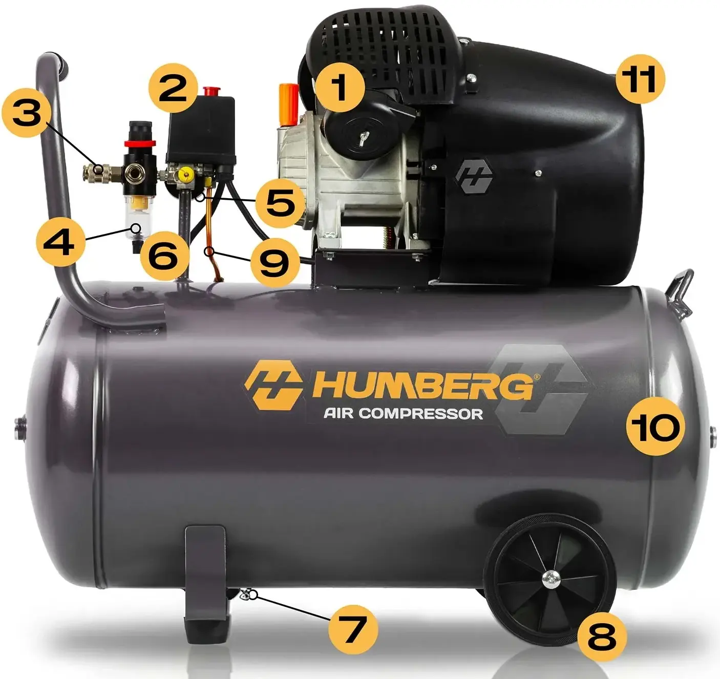 Компрессор Humberg HM-257 525700 (Grey) - 10