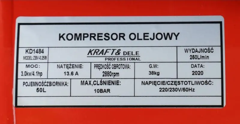 Compresor Kraft&Dele KD1484 (Red)