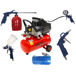 Compresor + scule pneumatice Kraft&Dele KD400 + KD400-K3