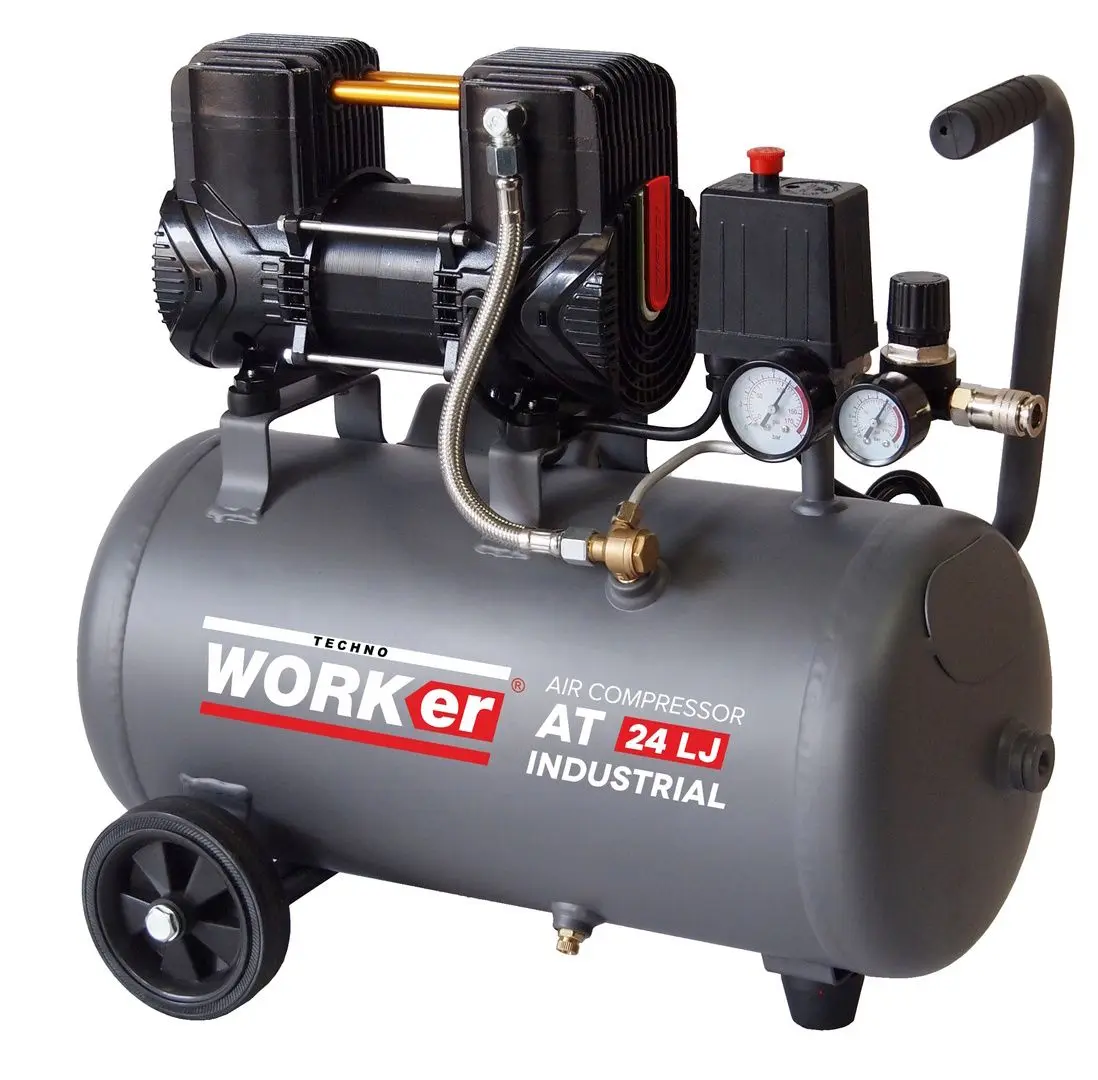 Compresor TechnoWorker AT 24 LJ Industrial