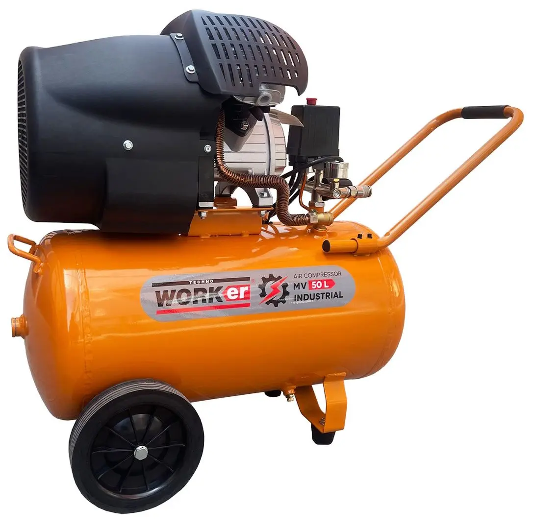 Compresor TechnoWorker MV 50L Industrial