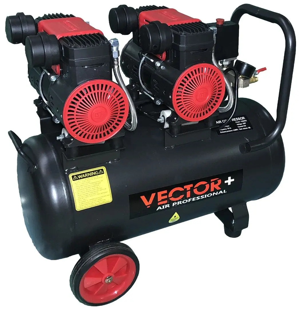 Компрессор Vector+ 1520Wx2 50L