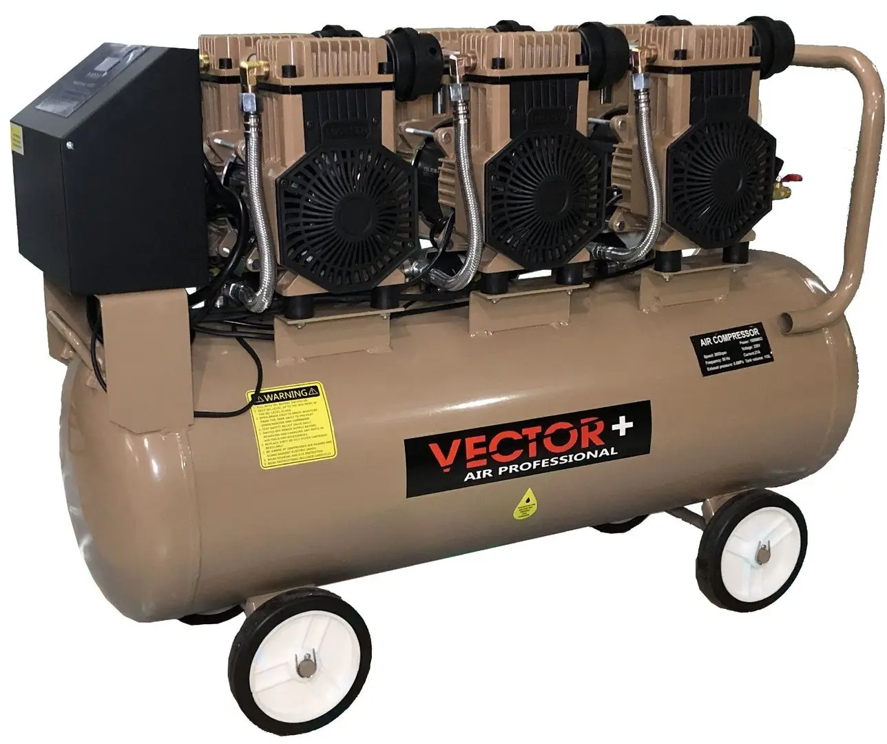 Compresor Vector+ 1600Wx3 110L