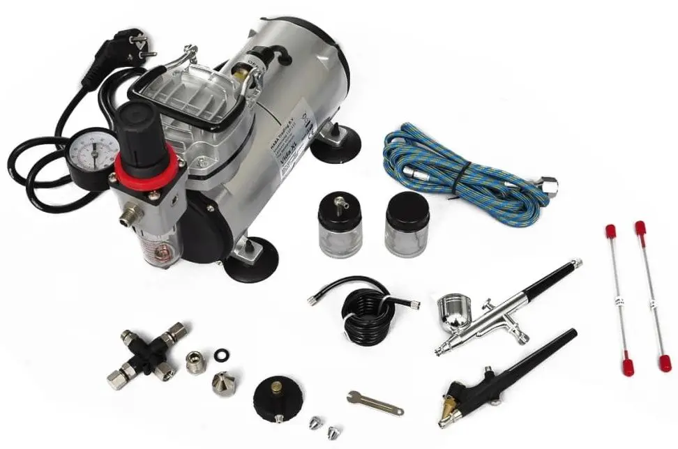 Компрессор + комплект для аэрографии VidaXL 140283