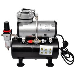 Compresor + set de aerografie VidaXL 140284 Thumb
