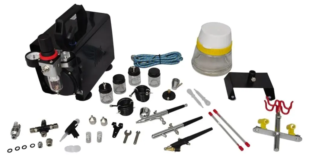 Компрессор + комплект для аэрографии VidaXL 140286