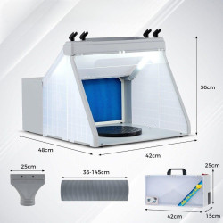 Extractor portabil cu aerograf Costway ET10088DE Thumb