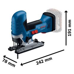 Fierastrau cu acumulator Bosch Professional GST 185-LI 06015B2022 2x4.0 Ah + L-Boxx Thumb