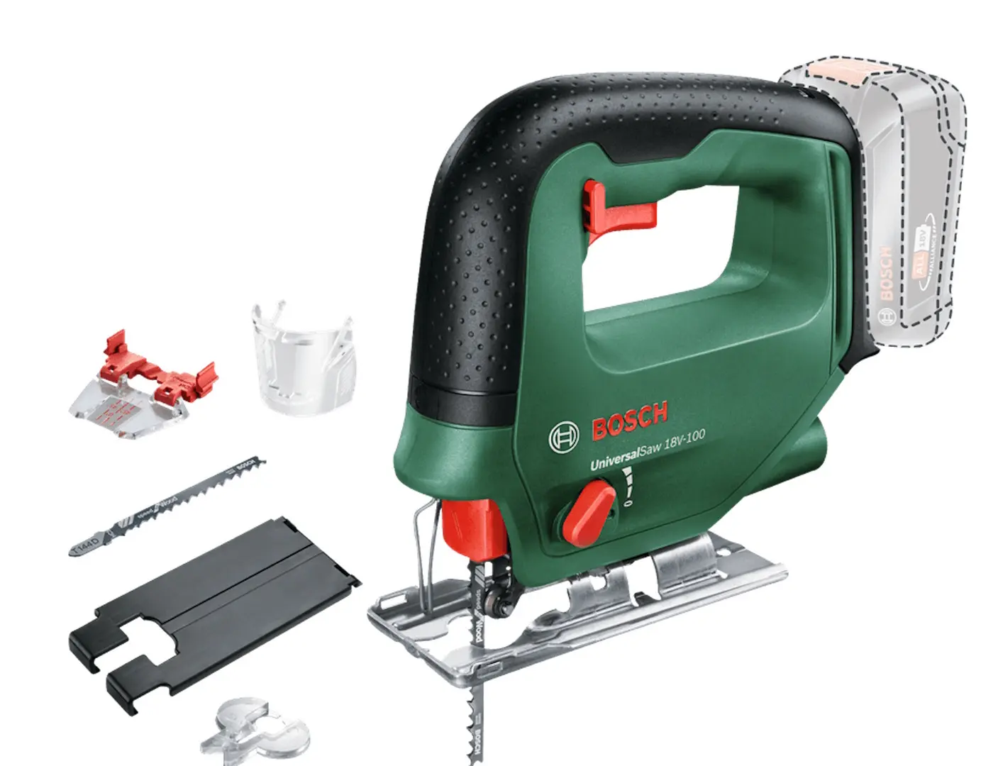 Fierastrau vertical cu acumulator Bosch UniversalSaw 18V-100 (0603011100)