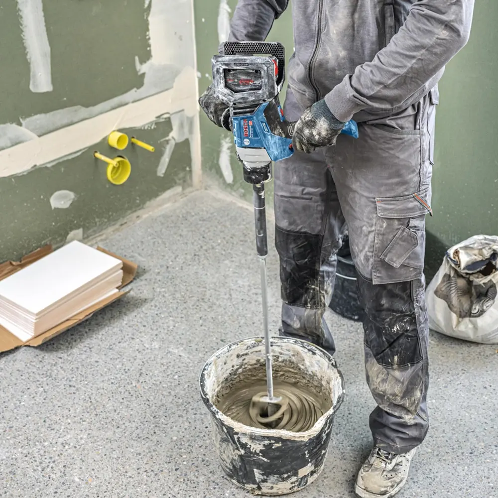 Миксер строительный аккумуляторный Bosch Professional GRW 18V-120 Solo (06011C2000)