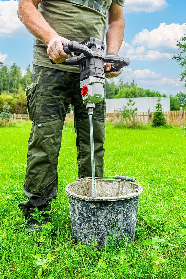 Mixer de constructii cu acumulator Graphite Energy+ 58G084