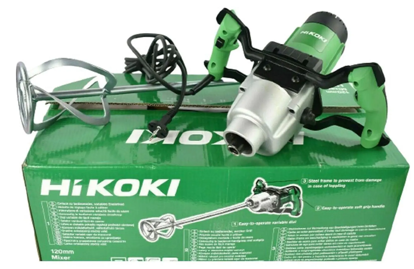 Миксер для бетона Hikoki UM12VST2UAZ (Green)