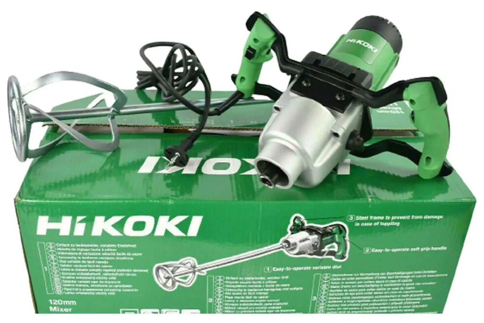 Mixer pentru beton Hikoki UM16VST2UAZ (Green)