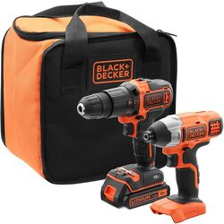Set scule cu acumulator Black&Decker BCK21S1S (Orange/Black)