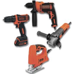 Set scule electrice Black&Decker JS20-RU+BEG220+BEH550+BDCDD12