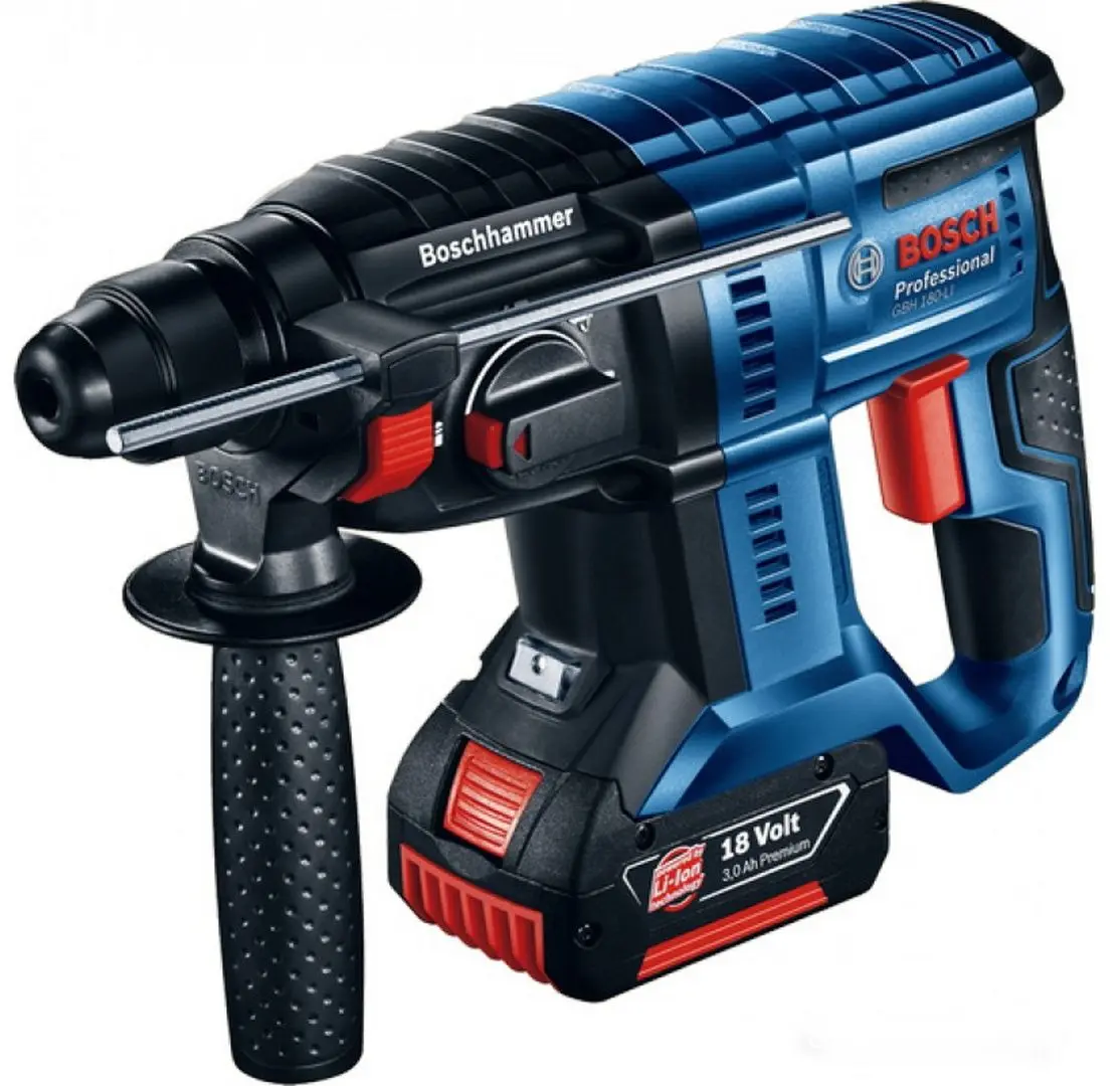 Набор аккумуляторных инструментов Bosch GBH 180-LI + GWS 180-LI + GDX 180-LI + GBA 18V 5.0Ahx2 + GAL 1880 CV - 3