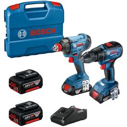 Set instrumente cu acumulator Bosch GSR 18V-50+GDX 180-LI