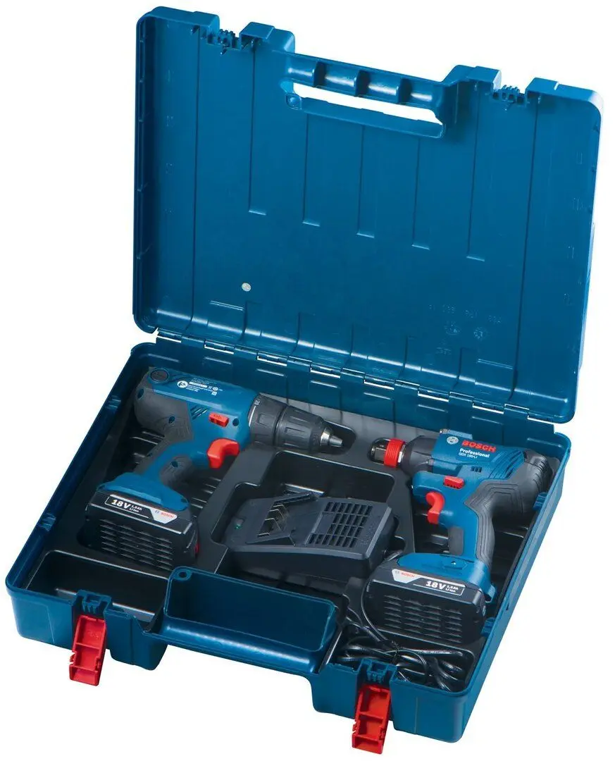 Set instrumente cu acumulator Bosch GSR 18V-50+GDX 180-LI