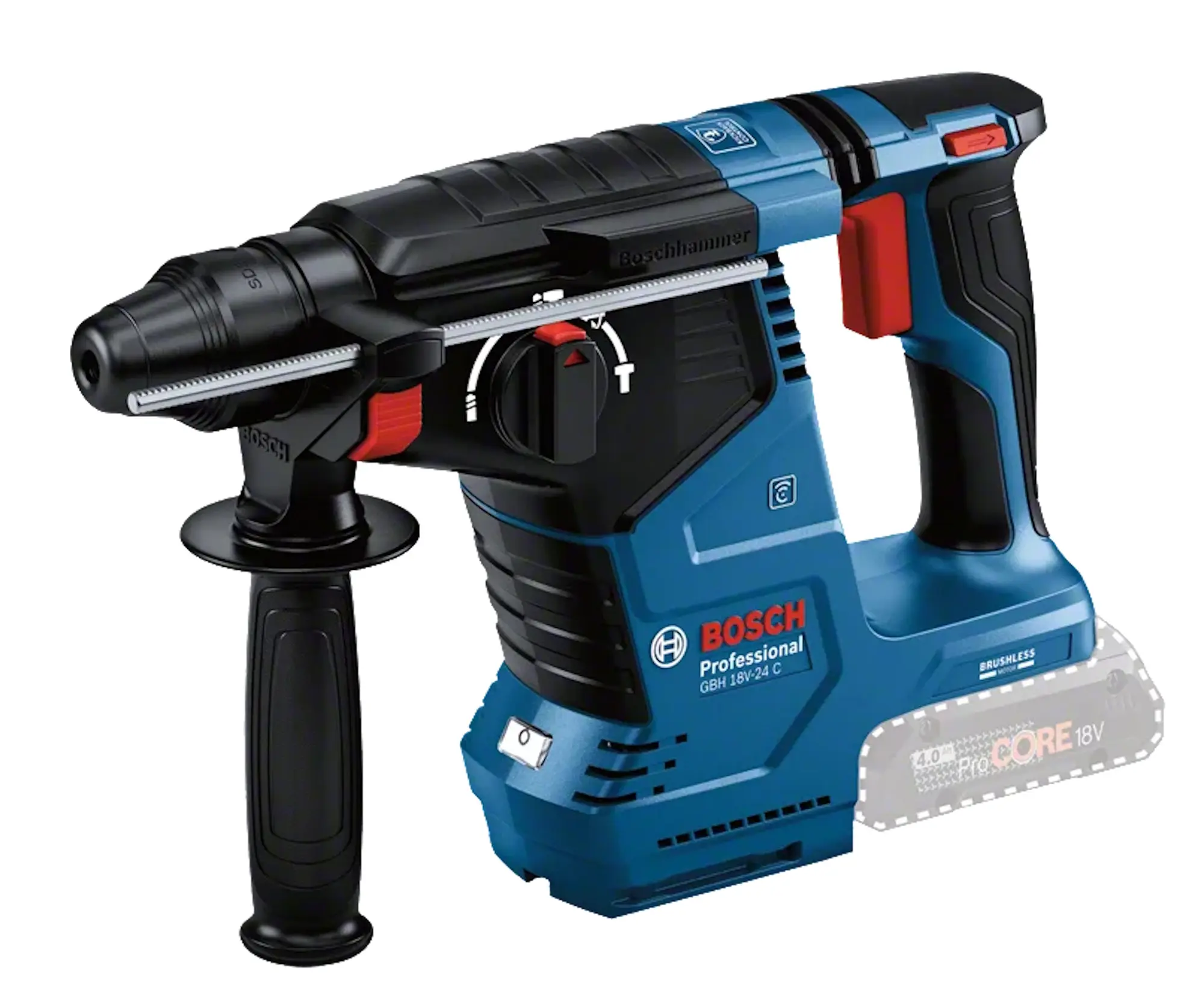 Set instrumente cu acumulator Bosch Set Combi 18V GSB18V-65 + GWS18V-11 + GBH18V‑24C + 3xGBA 18V 5.0Ah + GAL18V-40 + 1600A02NG3 (0615A5007H)