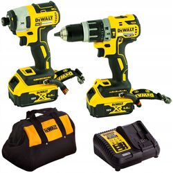 Set de instrumente cu acumulator DeWalt DCD796 + DCF887