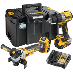 Set instrumente cu acumulator Dewalt DCK2026P2T