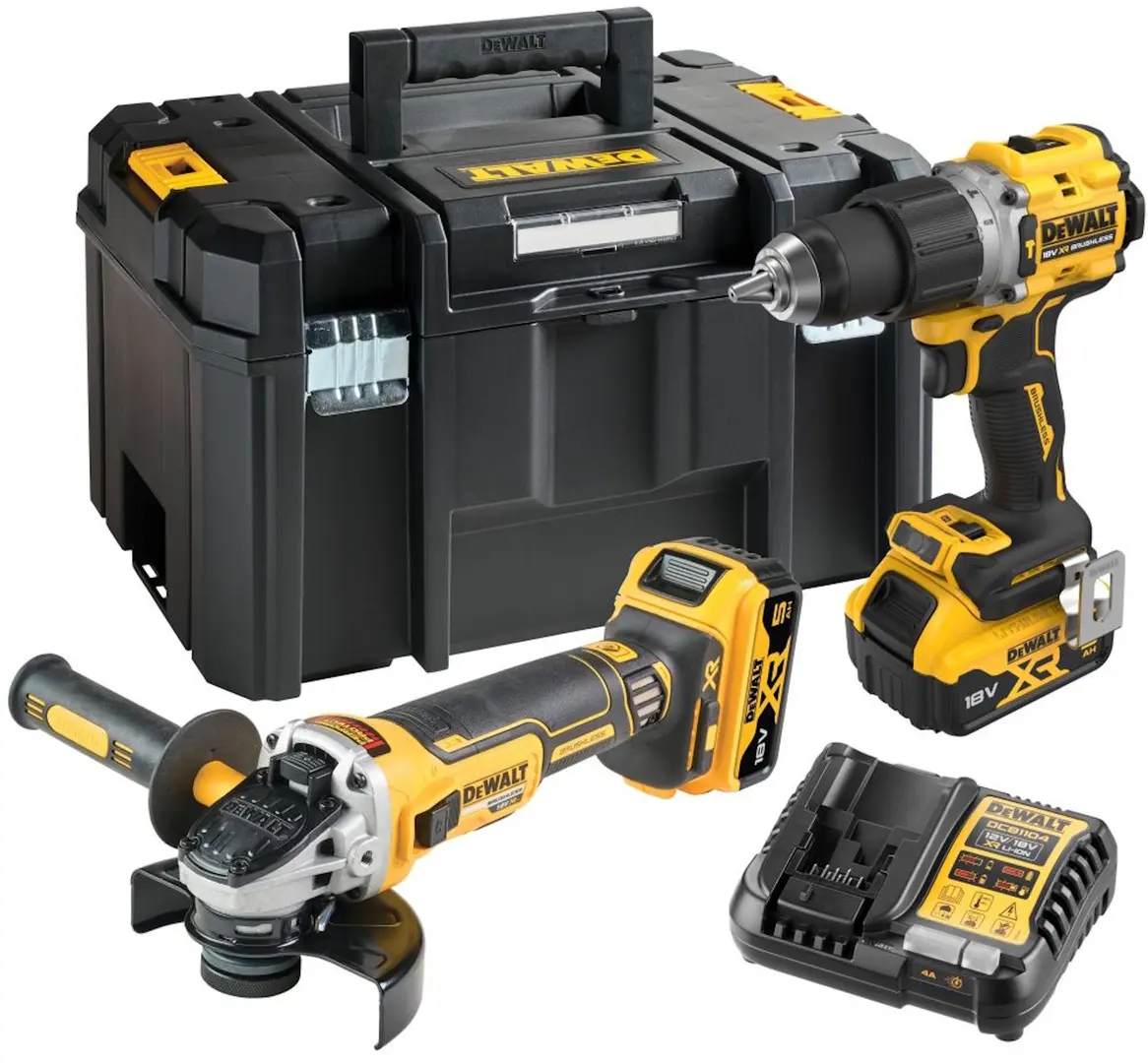 Set instrumente cu acumulator Dewalt DCK2026P2T