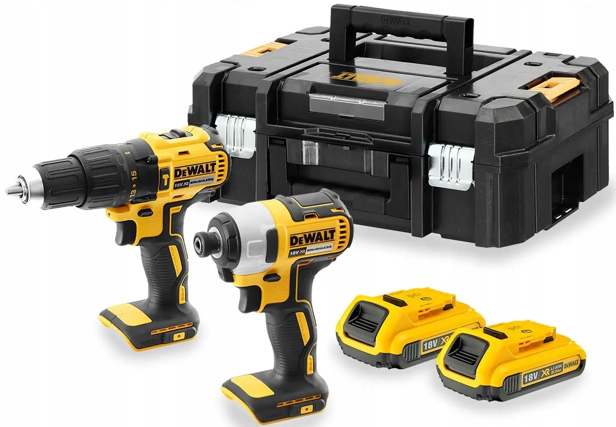 Set de instrumente cu acumulator Dewalt DCK2060D2T-QW
