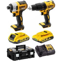 Set de instrumente cu acumulator Dewalt DCK2060D2T-QW