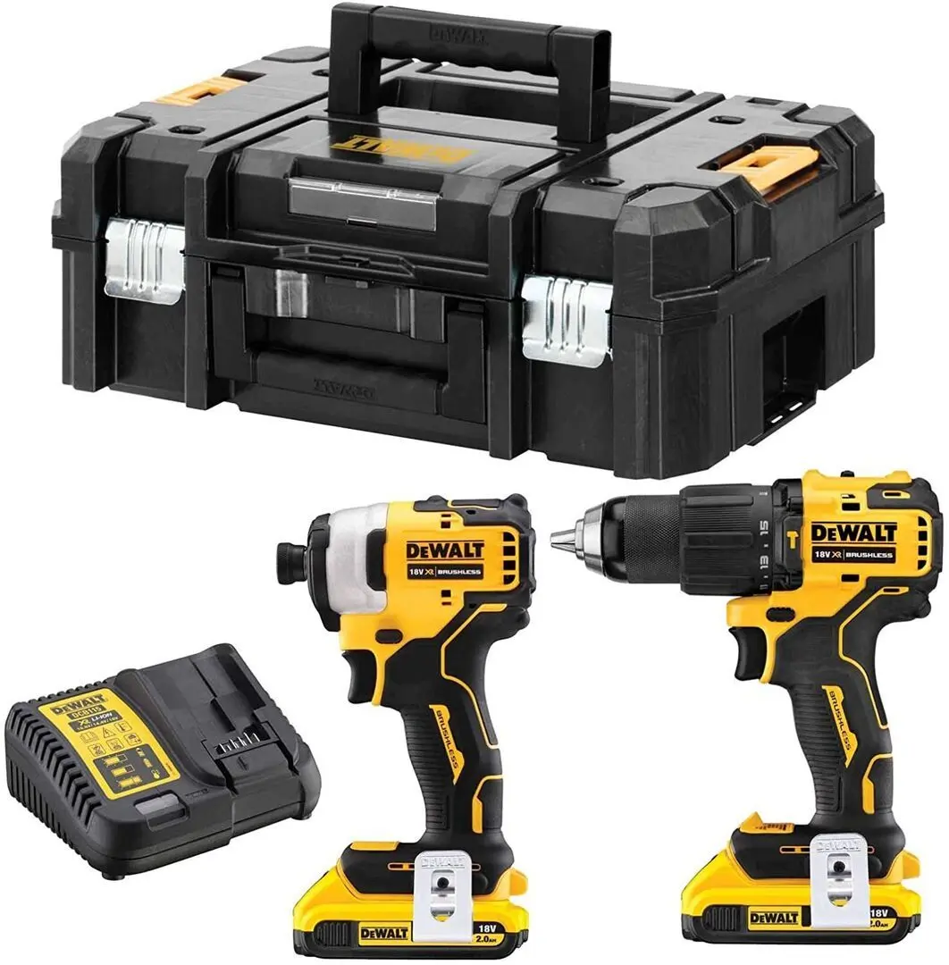 Set scule cu acumulator Dewalt DCK2062D2T-QW