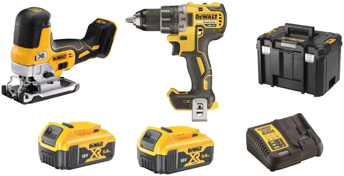 Set scule cu acumulator Dewalt DCK298P2T