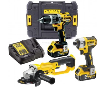 Set de instrumente cu acumulator Dewalt DCK383P2T-QW