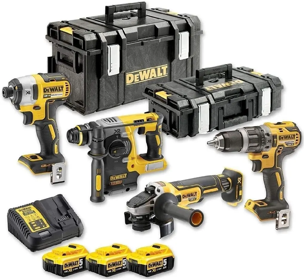 Set de instrumente cu acumulator Dewalt DCK422P3