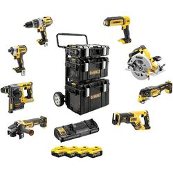 Set scule cu acumulator Dewalt DCK853P4-QW