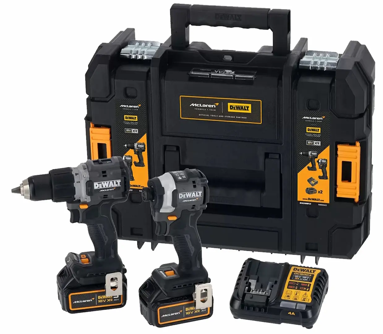 Набор аккумуляторных инструментов Dewalt McLaren DCK200MM2T