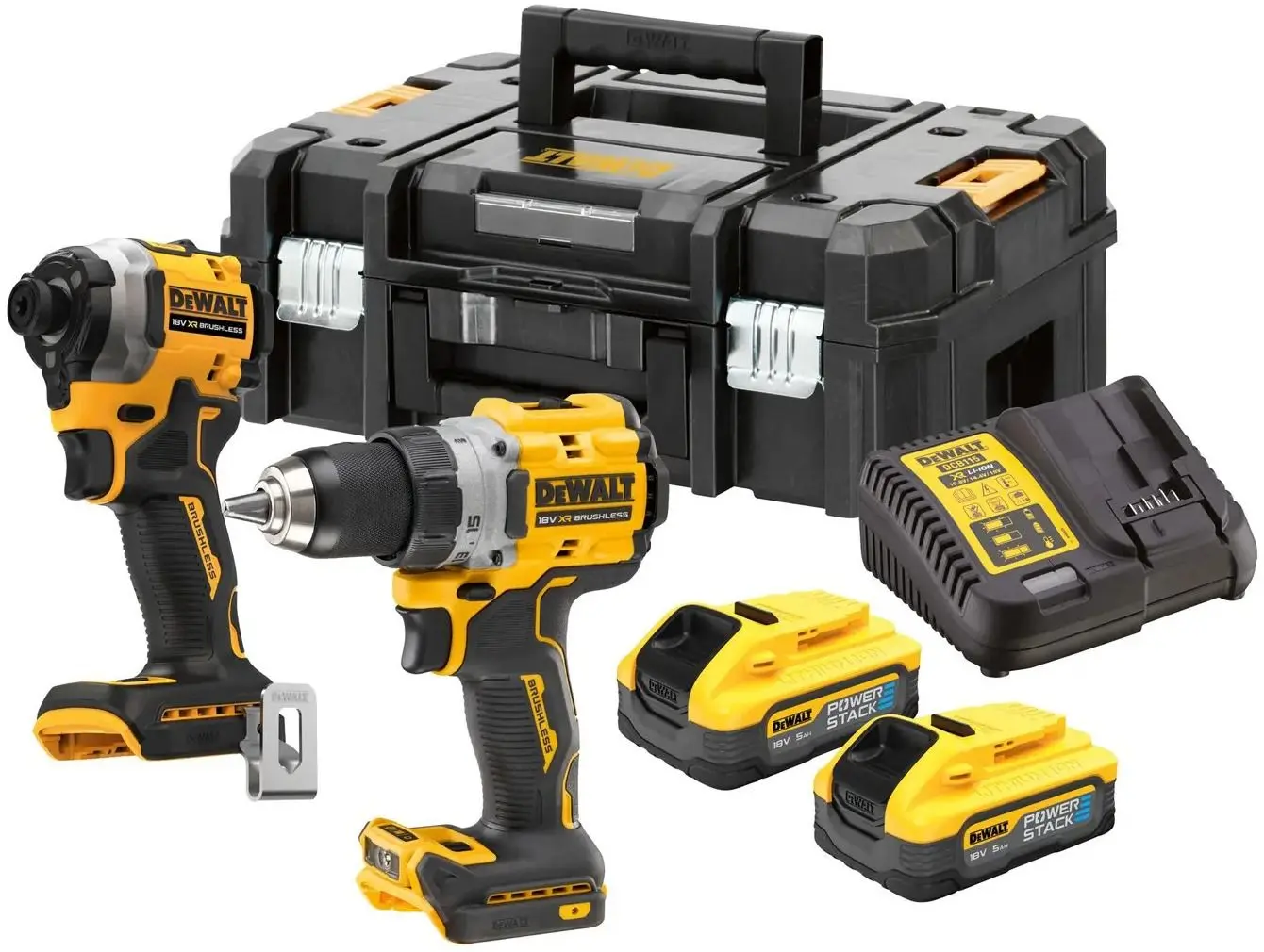 Set de instrumente Dewalt DCK2051E2T