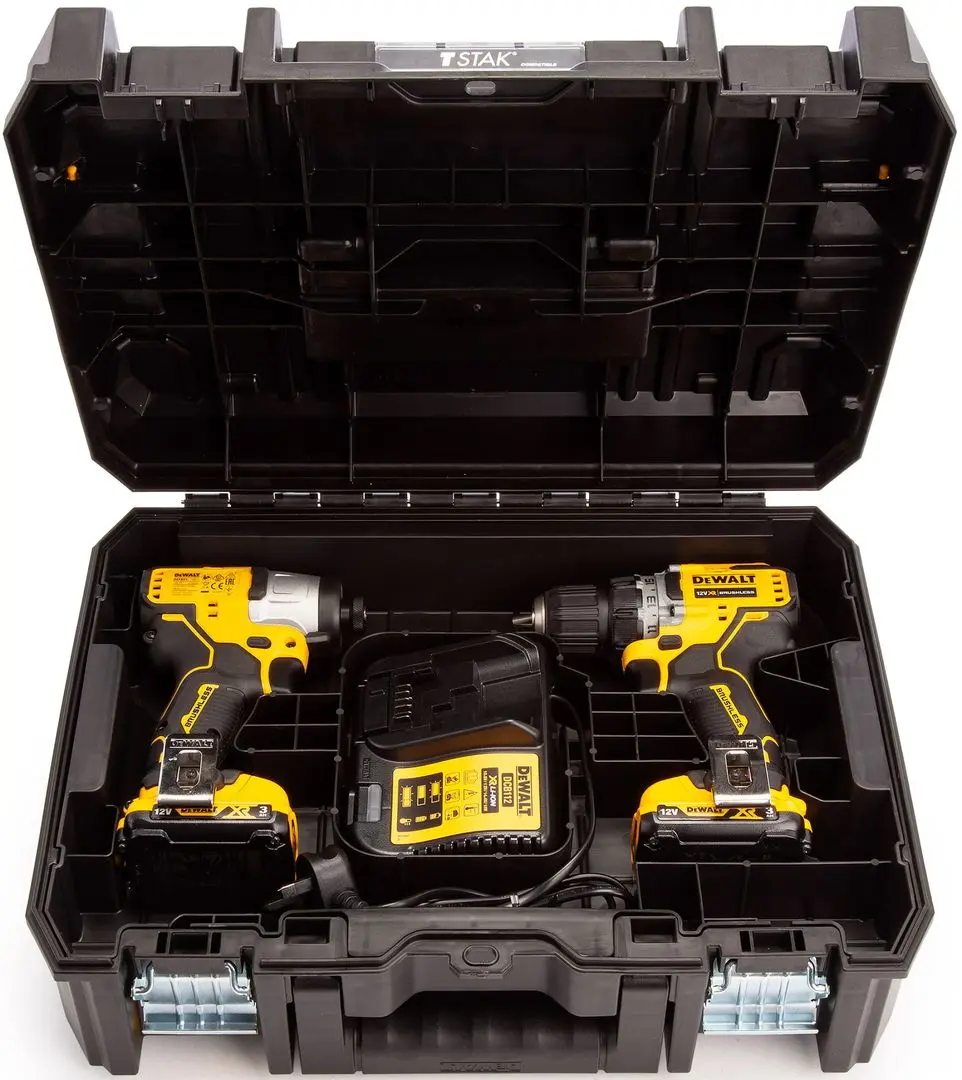 Set instrumente cu acumulator Dewalt DCK2110L2T