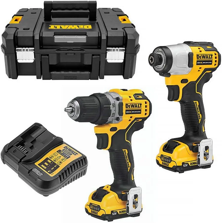 Set instrumente cu acumulator Dewalt DCK2110L2T