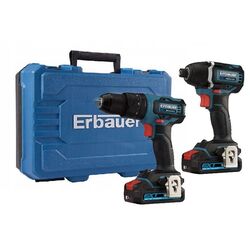 Set de instrumente cu acumulator Erbauer 101268090 Thumb