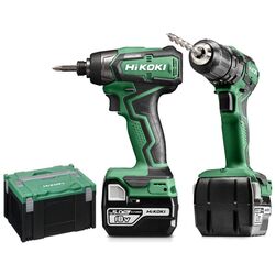 Set de instrumente cu acumulator Hikoki KC18DDWAZ