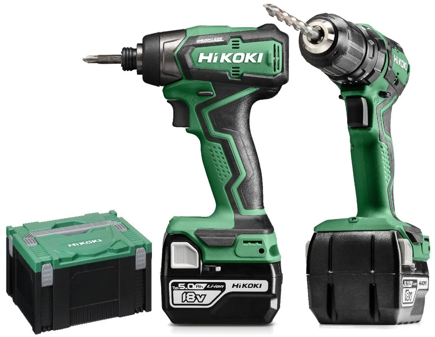 Set de instrumente cu acumulator Hikoki KC18DDWAZ